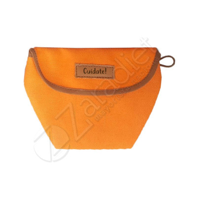 FUNDA MASCARILLA CUIDATE! NIÑO NARANJA