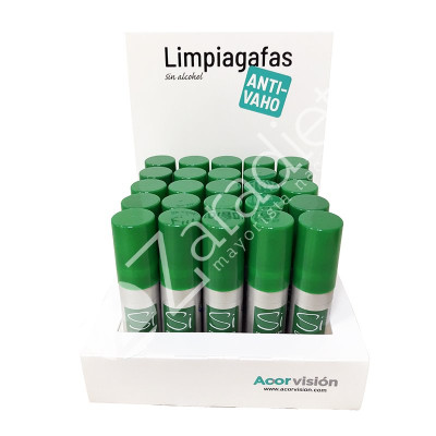 EXPOSITOR 25UD LIMPIA GAFAS ANTI-VAHO 22ML