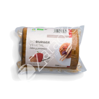 HAMBURGUESA SETAS Y PIMIENTOS FAMILIAR BIO 750G