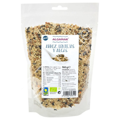 ARROZ LENTEJA Y ALGA BIO 500G