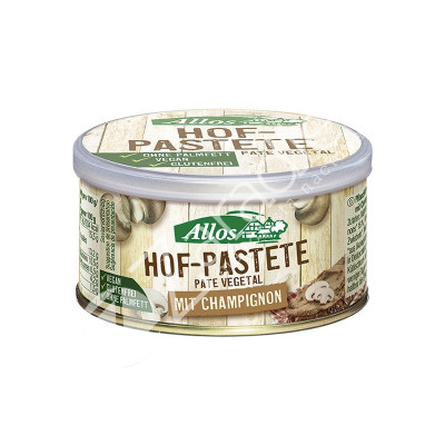 PATE VEGETAL CON CHAMPIÑONES BIO 125G - ALLOS