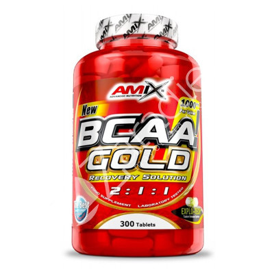 AMINOÁCIDOS RAMIFICADOS BCAA GOLD 2:1:1 300 TAB - AMIX