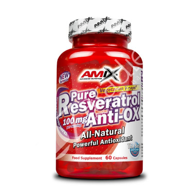 PURE RESVERATROL ANTI-OX (VITAMINAS Y MINERALES) 60CAP - AMIX