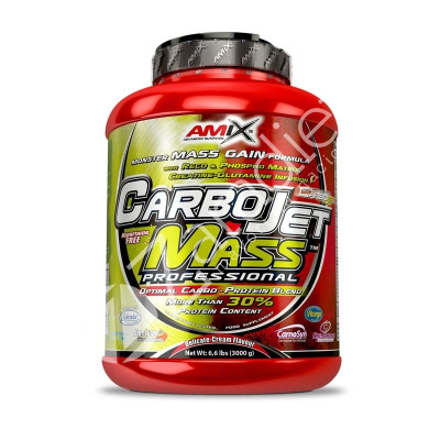 CARBOHIDRATOS CARBOJET MASS 1,80KG FRESA-PLATANO - AMIX