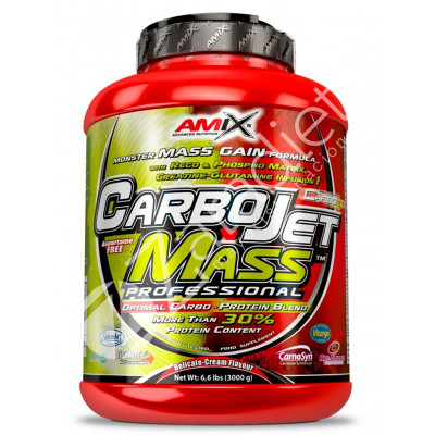 CARBOHIDRATOS CARBOJET MASS PROFESSIONAL 3KG CHOCOLATE - AMIX