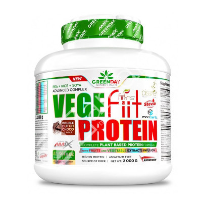 PROTEÍNA GREENDAY VEGEFIIT 2KG DOBLE CHOCO - AMIX