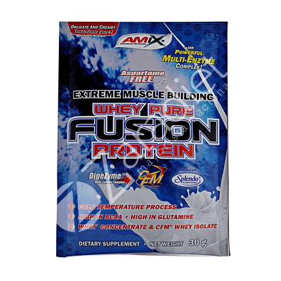 PROTEÍNA MONODOSIS FUSION FRESA 30GR - AMIX