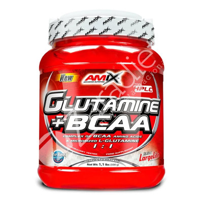 GLUTAMINA+BCAA (AMINOÁCIDOS) 300GR NARANJA - AMIX