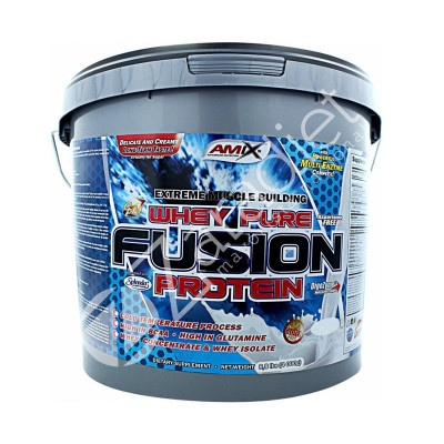 PROTEÍNA WHEY PURE FUSION 4KG DOBLE CHOCOLATE BLANCO - AMIX