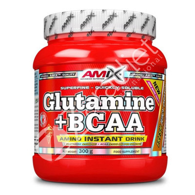 GLUTAMINA + BCAA (AMINOÁCIDOS) PIÑA  300G - AMIX