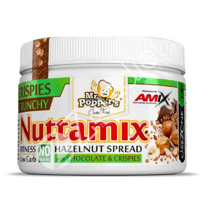 CREMA NUTTAMIX CHOCO AVELLA CRUNCHY CRISPIES 250G - AMIX