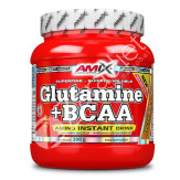 GLUTAMINA+BCAA (AMINOÁCIDOS) 300GR FRUTAS BOSQUE - AMIX