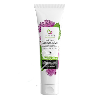 JABON FACIAL DEPURATIVO ARCILLA GRIS 150G - ARMONÍA