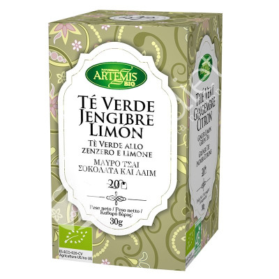 TE VERDE JENGIBRE Y LIMON ECO 20 FILTROS