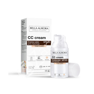 BELLA AURORA CC CREAM SPF50+ TONO CLARO 30 ML