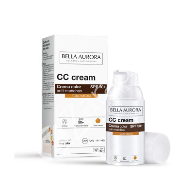 BELLA AURORA CC CREAM SPF50+ TONO MEDIO 30 ML