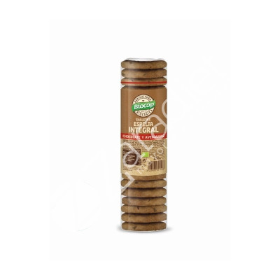 GALLETA ESPELTA INT.CHOCO AVELLANA 250G - BIOCOP