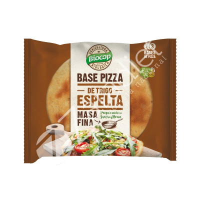 BASE PIZZA ESPELTA MASA FINA 390G 3UD - BIOCOP