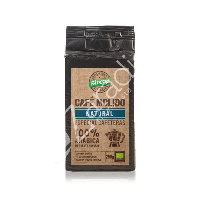 CAFE MOLIDO 100% ARABICA 250G - BIOCOP