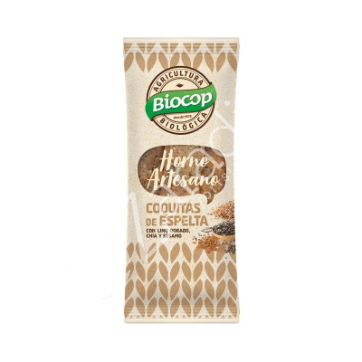 COQUITAS ESPELTA LINO CHIA Y SESAMO 75G - BIOCOP