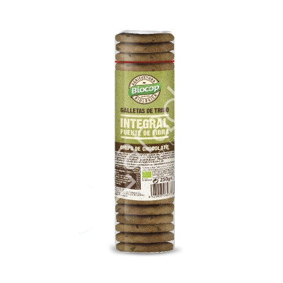 GALLETA TRIGO INTEGRAL CHIPS CHOCOLATE 250G - BIOCOP