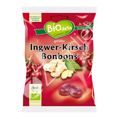 CARAMELOS RELLENOS JENGIBRE CEREZA BIODETA 75G