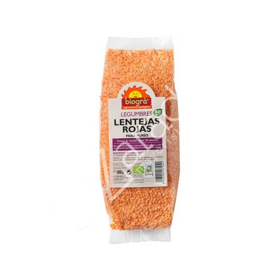 LENTEJAS ROJAS PARA PURES BIO 500G