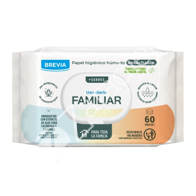 TOALLITAS WC PAPEL HIGIENICO 60UD - SALUSTAR