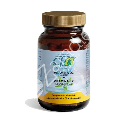 VITAMINA D3+K2 60CAP