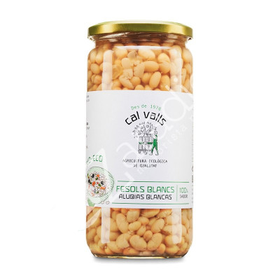 ALUBIAS BLANCAS COCIDAS ECO 500G - CAL VALLS