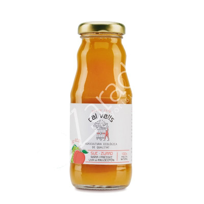 ZUMO MELOCOTON Y UVA 200ML - CAL VALLS