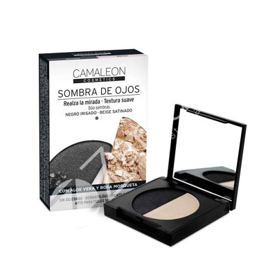 SOMBRAS DE OJOS NEGRO-BEIGE - CAMALEÓN