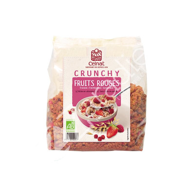 CRUNCHY FRUTOS ROJOS CELNAT BIO 500G