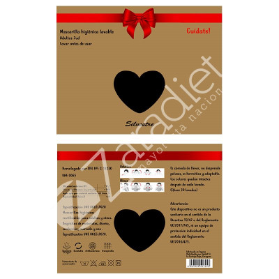 MASCARILLA NEGRA PACK 2UD