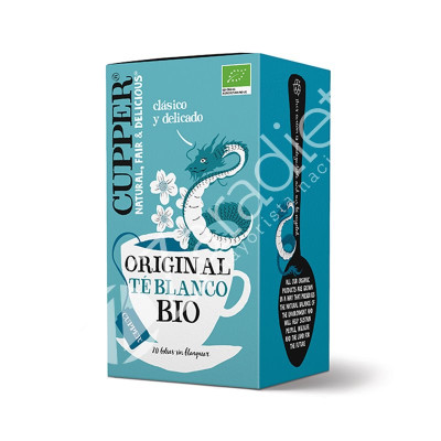 TÉ BLANCO CLÁSICO BIO 20 BOLSAS - CUPPER