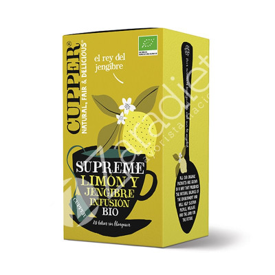 INFUSION GINGER SUPREME BIO 20 BOLSAS - CUPPER