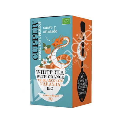TE BLANCO CON NARANJA BIO 20 BOLSAS - CUPPER