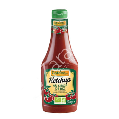 KETCHUP BIO SIN AZÚCAR 560GR - DANIVAL