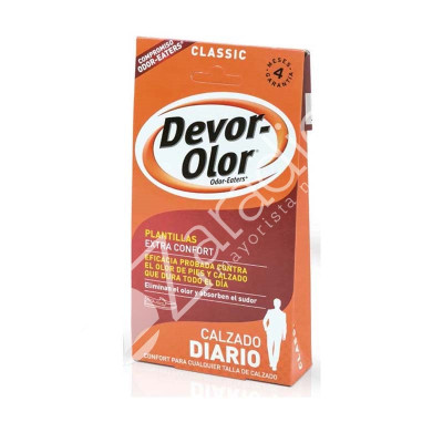 DEVOR OLOR NORMAL PLANTILLAS DESODORANTES DOBLE ACCION R6X2