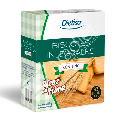 BISCOTES INTEGRALES LINO 270G 32UD