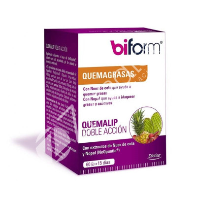 QUEMALIP DOBLE ACCION 60CAP
