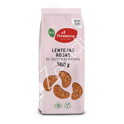 LENTEJAS ROJAS BIO 500G - EL GRANERO