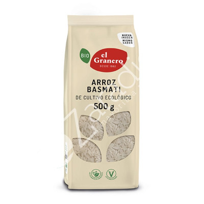 ARROZ BASMATI BLANCO BIO 500G - EL GRANERO