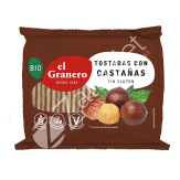 BIOTOSTADAS CASTAÑA S/GLUTEN BIO 90G - EL GRANERO