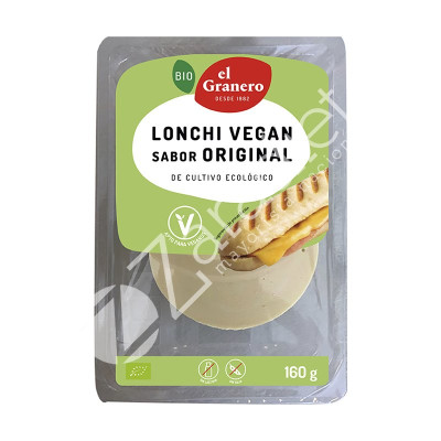 VEGAN CHEESE LONCHAS SABOR ORIGINAL BIO 160G - EL GRANERO