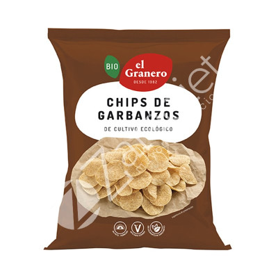 CHIPS DE GARBANZOS BIO 80G - EL GRANERO