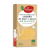 LAMINAS LASAÑA SIN GLUTEN BIO 250G - EL GRANERO
