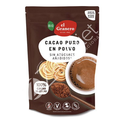 CACAO POLVO 20-22% MATERIA GRASA 250G - EL GRANERO