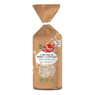 TORTAS DE ARROZ Y LENTEJAS SIN GLUTEN BIO 115G - EL GRANERO