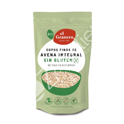 COPOS AVENA SUAVES INTEGRAL SIN GLUTEN BIO 500G - EL GRANERO
